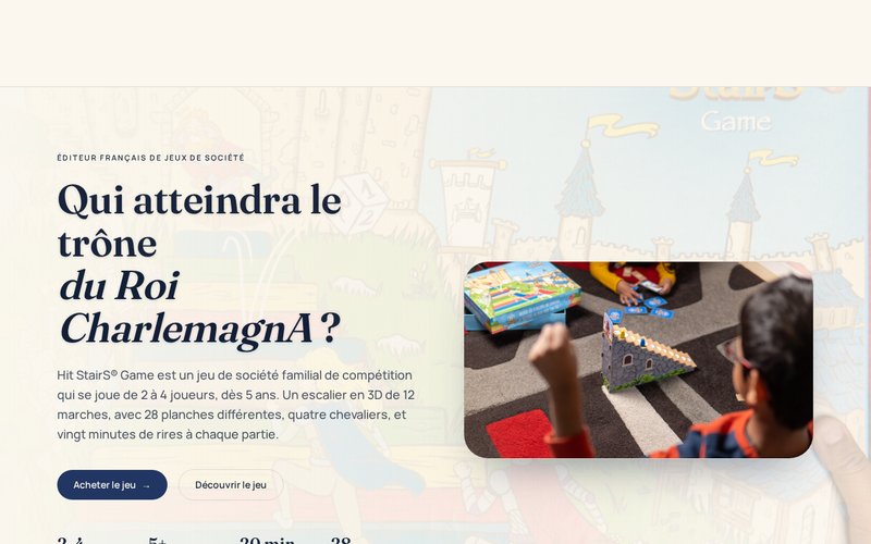 Aperçu du site HIT STAIRS